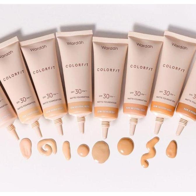 Cakep- Wardah Colorfit Matte Foundation Spf30 Pa+++ | Foundation Wardah Colorfit Matte Foundation