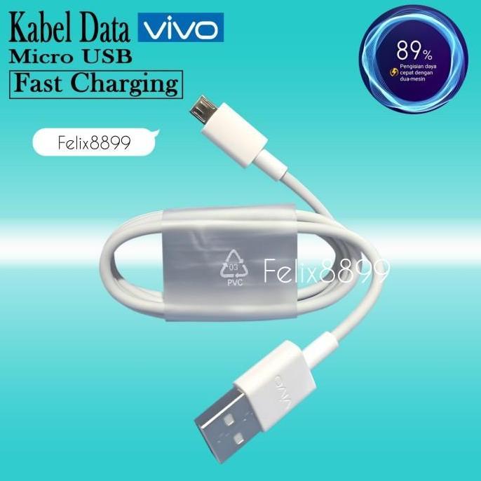 KABEL DATA VIVO ORIGINAL 100% MICRO USB FAST CHARGING VIVO Y12
