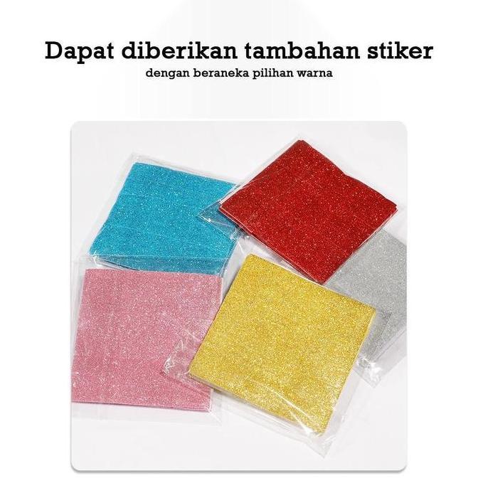 Lansungkirim- (Beli 10 Gratis 1) Wallpaper 3D Foam 5Mm / Wallpaper Dinding 3D Motif Foam Batik Bunga