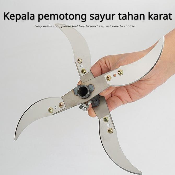 Lansungkirim- Mesin Cacah Rumput Sayuran Multifungsi: Untuk Dinamo & Stick Bor (Bor Listrik Modifika