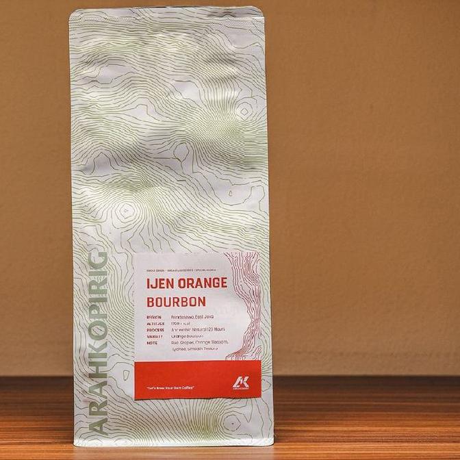 Ijen Orange Bourbon Anaerobic Natural Roasted Beans - 200 Gram