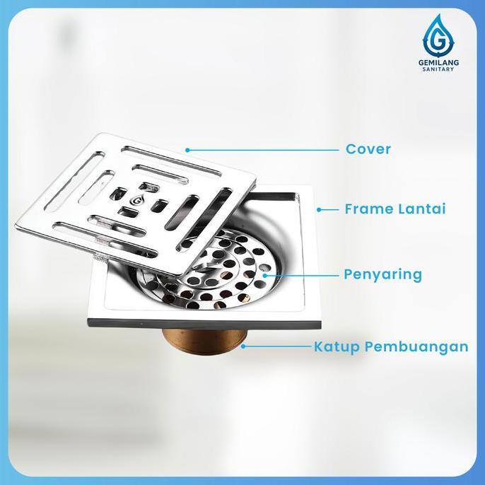 Saringan Air Kamar Mandi Saringan Got Otomatis Floor Drain