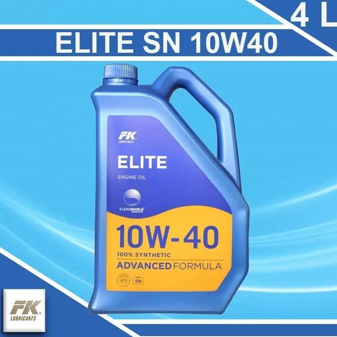 venomdakar7 - oli, oli fk massimo, oli fk, oli, mobil, motor, bensin, elite sn, 10w40, 4 liter