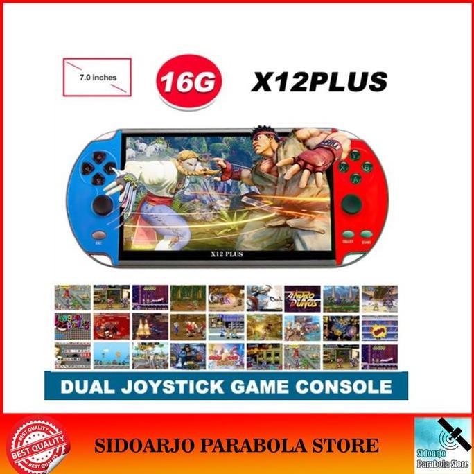 Rohmama24 - Gameboy X12 Plus P2P PSP PVP Console Handhled Portable 7 inch 16GB Retro Game Classic Ga