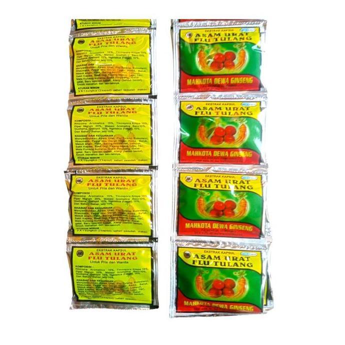 Feminin- Kapsul Herbal Mahkota Dewa Plus Ginseng Flu Tulang,Asamurat