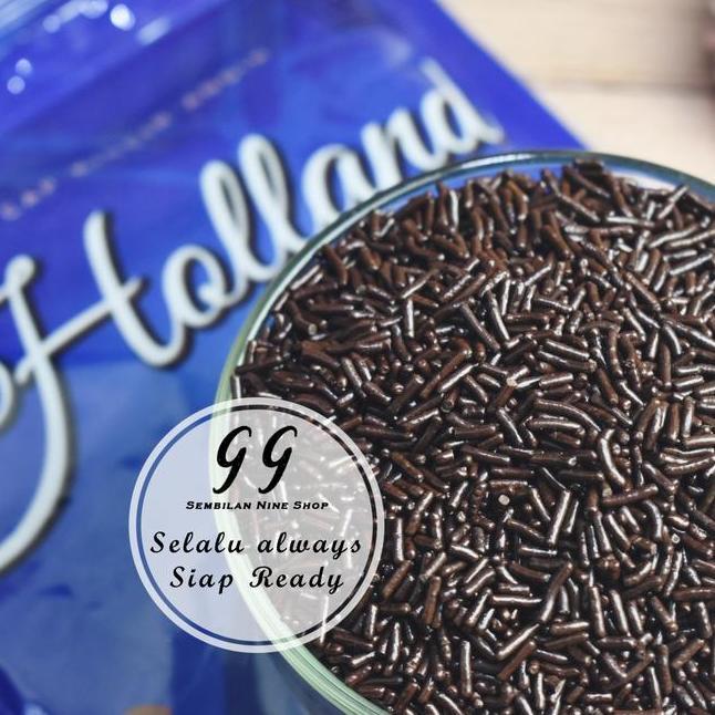 Meses Holland 250 Gram Meises Holand Chocce Cokelat Butir Kincir Angin Coklat Compound