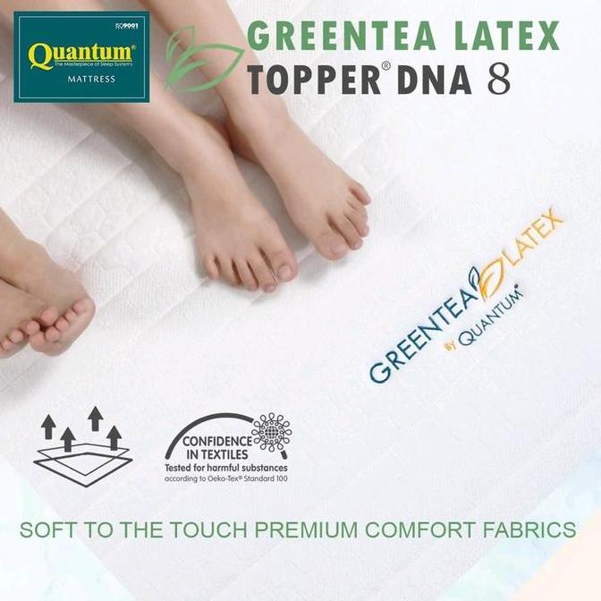 Sleepall- Quantum Matras Topper Greentea Latex Dna 8 Busa Furniture
