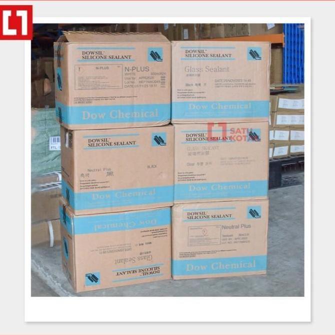 Lancarjaya- [Retail/Grosir] Dowsil Glass Silicone Sealant Lem Kaca Aquarium Silikon Acetoxy Asam