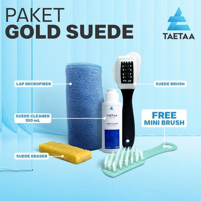 Paket Pembersih Suede Cleaner Gold