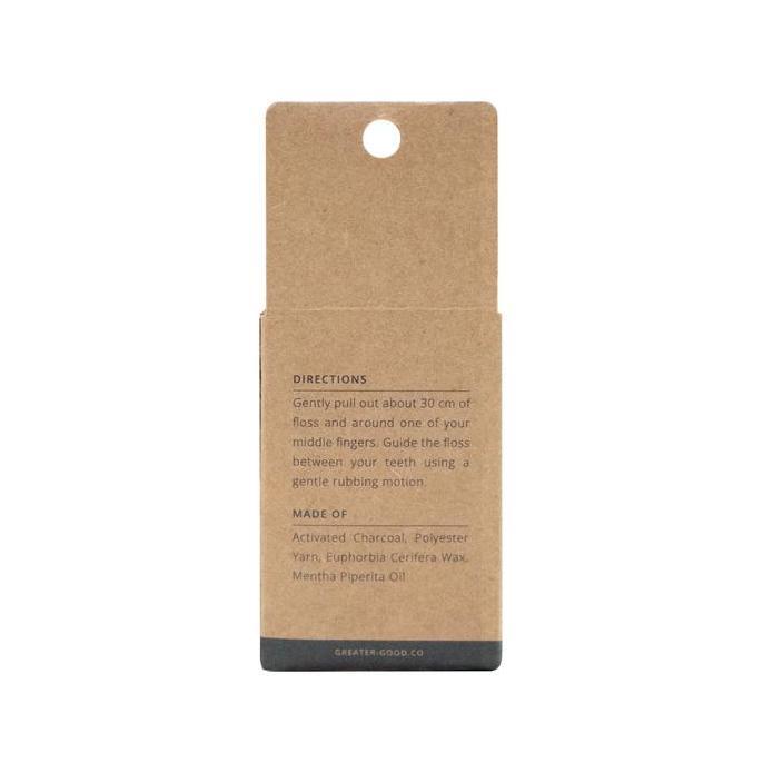 Lansungkirim- Charcoal Dental Floss Refill (Isi 2) / Benang Gigi Eco Zero Waste