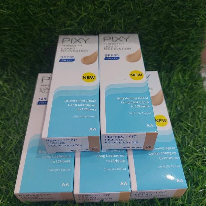 Cakep- Pixy Perfect Fit Liquid Foundation/ Alas Bedak/ Tahan Lama/ Concealer/ Tahan Lama