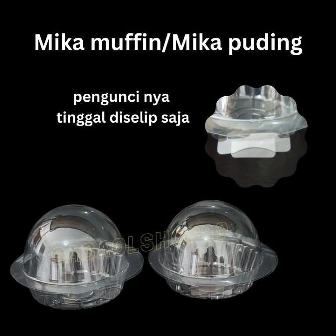 Yxwrg- Mika Setengah Bola Mika Burger Mini Mika Blackforest Kecil 50Pcs