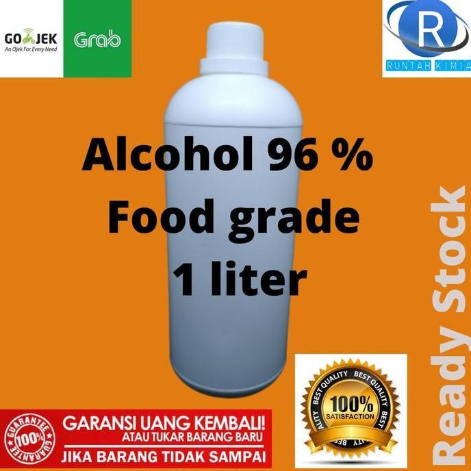 Lansungkirim- Alkohol Alcohol 96% Food Grade 1 Liter