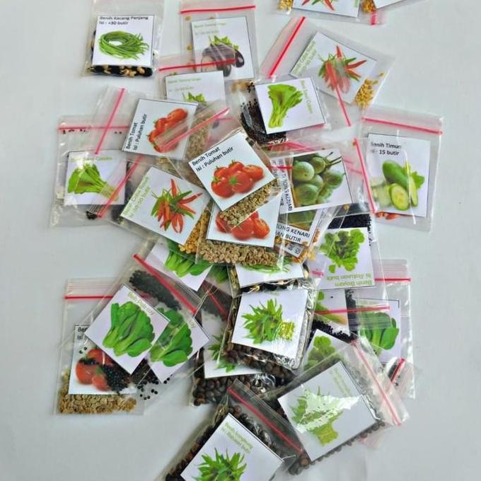 Gardendrm- Paket Benih Bibit Sayuran Isi 10 Jenis Sayuran Dan Buah