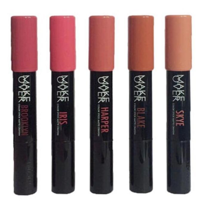 Lansungkirim- Make Over Color Stick Matte Crayon | Lipstik Stick By Make Over Cosmetics