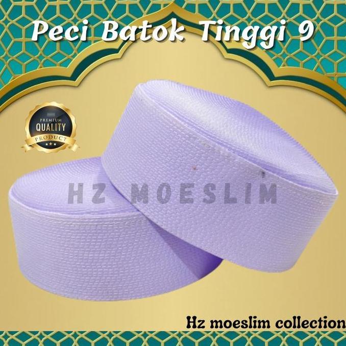 DS68 >> Peci Batok Tinggi 8 Peci Putih Polos Peci Kalbut Peci Haji Polos kopian putih