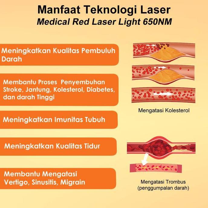 Lansungkirim- Dr.Laser Hi Plus - Alat Terapi Pasien Stroke Diabetes Original Gogomall Garansi Resmi