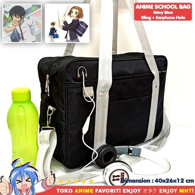 Alyee- Tas Sma / Sekolah Jepang - Tas Anime - Anime Koukou Bag Hq Japanese School Bag