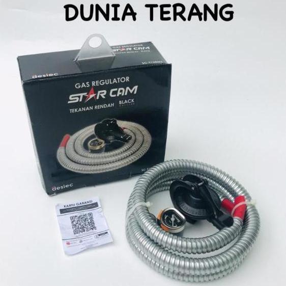 NEW Regulator STARCAM Selang Gas Regulator Lpg Lengkap STAR CAM SC-T12RMS