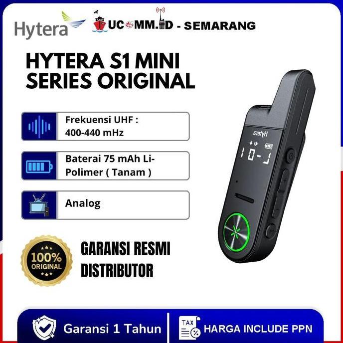 Terlaris Hytera S1 Mini Series Uhf Hytera S1 Mini Walkie Talkie Hytera S1 Mini Uhf 400 Original Gara