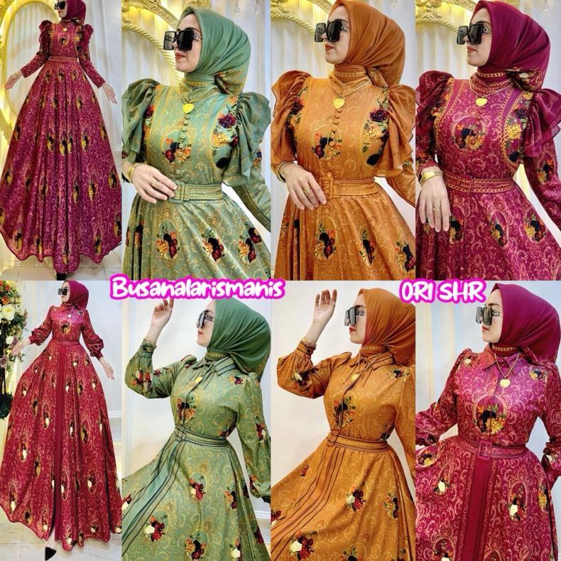 READY NEWWW REALPICT ORI SHR GAMIS BATIK PREMIUM HIGH QUALITY