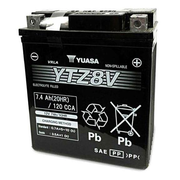 Aki motor Yamaha XMAX YTZ8V / GTZ8V YUASA AKI KERING