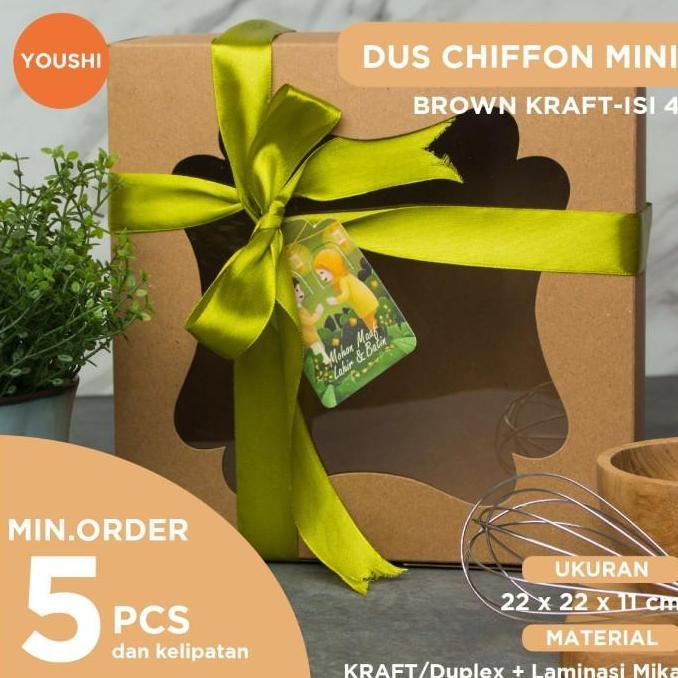 Dus Kue/Kotak Kue/Box Kue Mini/Dus Bolu/Dus Chiffon Mini/Snackbox