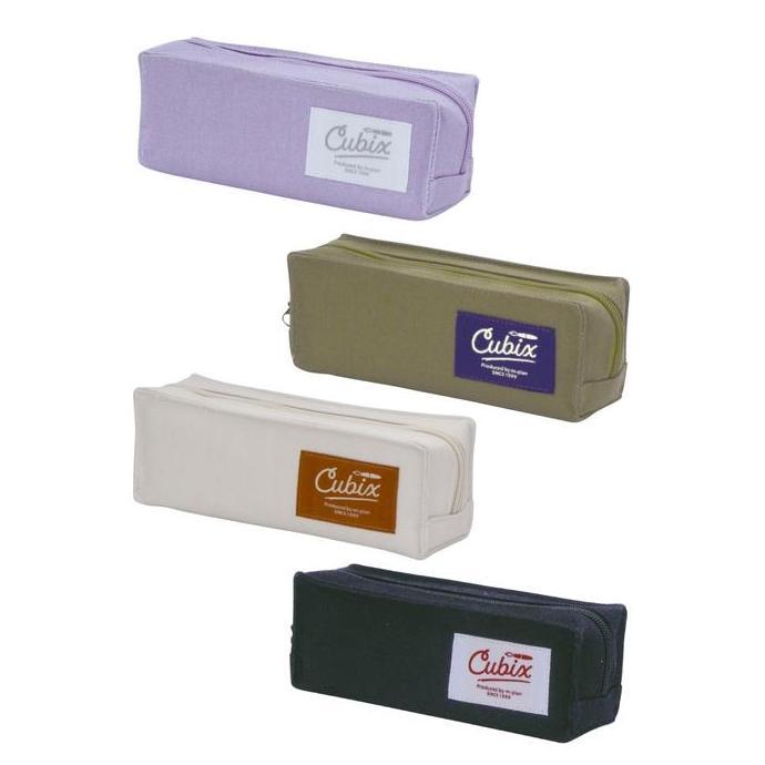 TERMURAH - M-Plan Cubix Pencil Case Canvas Small Kotak Pensil Kanvas Pouch