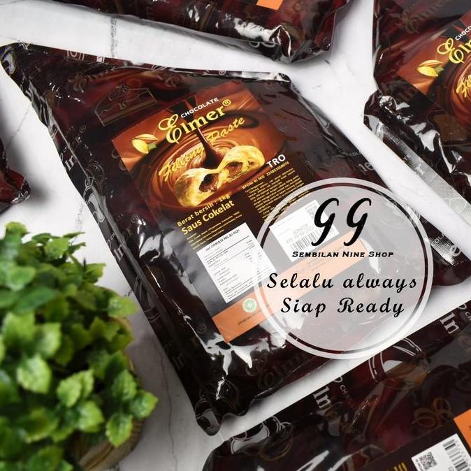 ELMER CHOCOLATE FILLING Paste 1 KG Saus Cokelat Coklat Isian Roti