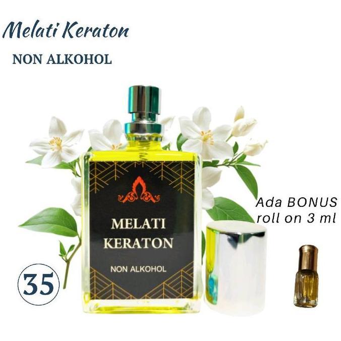 Bloom- Minyak Wangi Melati Keraton Non Alkohol 35 Ml Parfum Arab Saudi Asli Kualitas Super Tahan Lam
