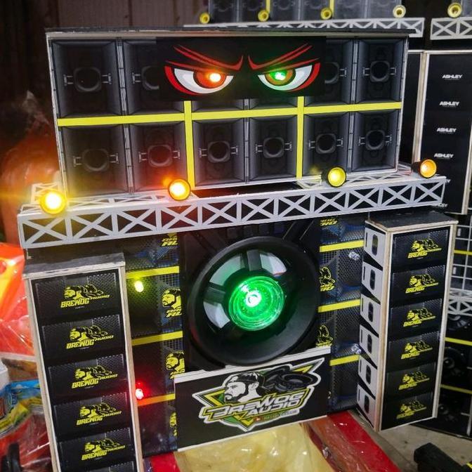 NON COD/////VARIAN LENGKAP sound gantung + mic (TANPA TRUCK) _ SPIKER 3 INCH __#MINIATUR SOUND @MINI