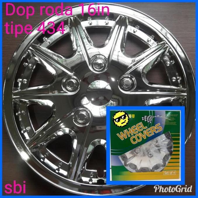 WHEELDOP TRUK/ DOP RODA CHROME RING 16 INCH TUTUP VELG RODA