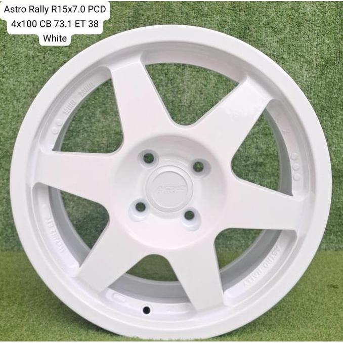 Velg Astro Rally r15 Ring 15x7 pcd 4x100 ET38 Jazz Yaris Agya