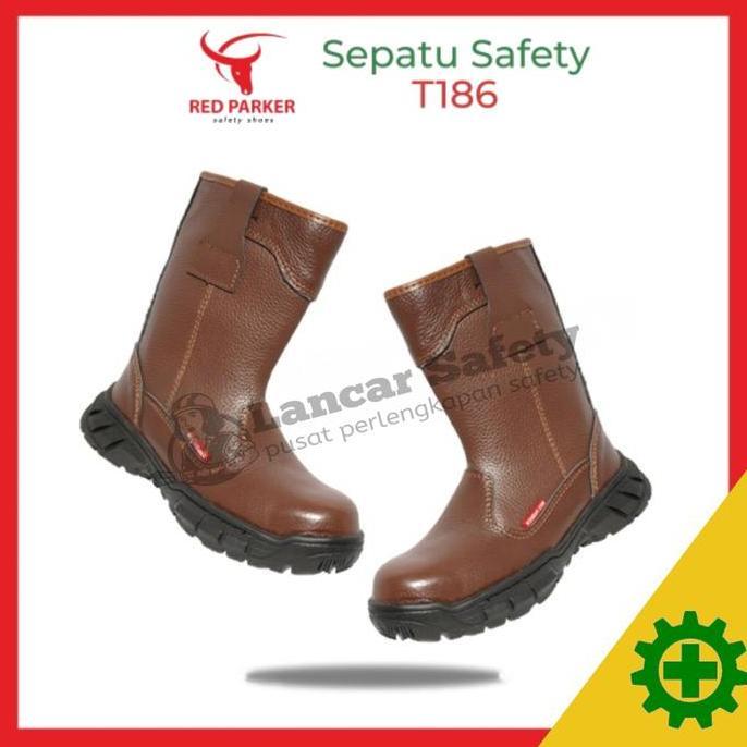 Sepatu Safety Red Parker T-186 Original - Safety Shoes Red Parker T-18