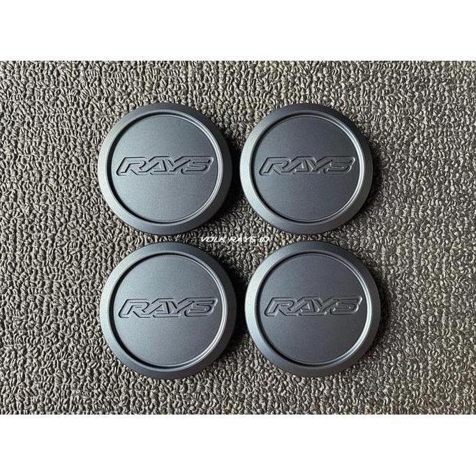 Rays Center Caps ZE40 TE37 Ultra Matte Blue Gunmetal Original Japan