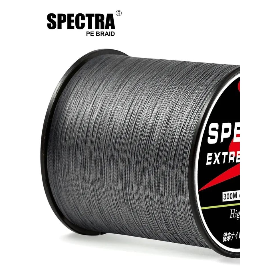 PROMO (COD) SPECTRA Senar Benang Tali Pancing PE 4 Extreme Braid 300 500 Meter