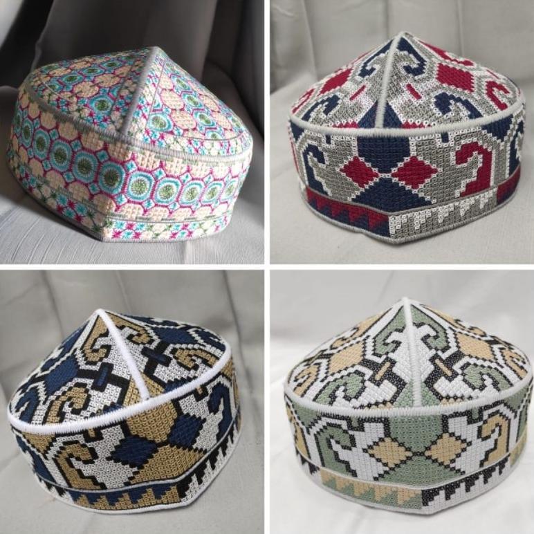 best sale peci pakistan exclusive / peci full bordir / peci pria / kopiah pakistan  / songkok grosir
