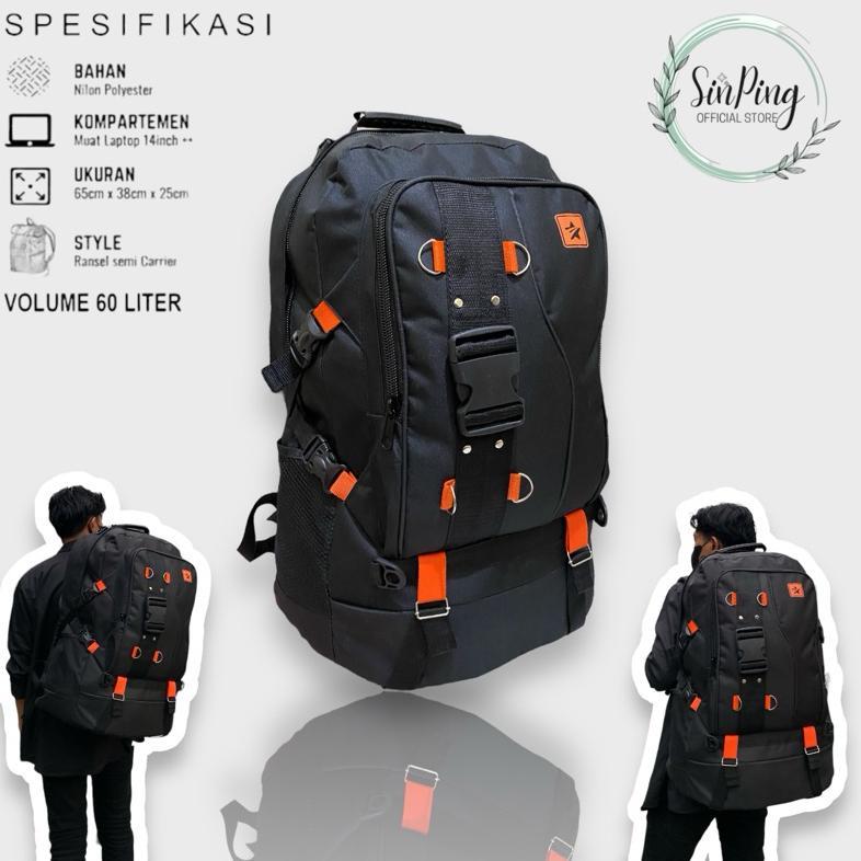 FREE ONGKIR TAS JUMBO PRIA TAS SERBAGUNA MUDIK TAS JUMBO TRAVELING TAS RANSEL JUMBO PRIA TAS RANSEL 