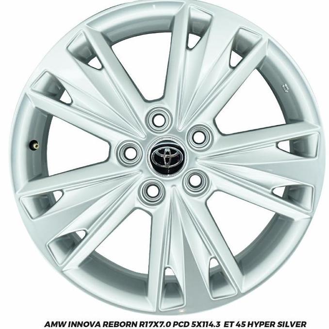 Velg Mobil Innova Reborn Venturer 17x7.0 5x114.3 ET 45 Silver