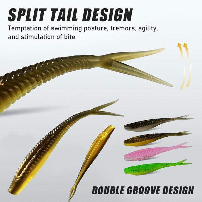 BEANABELL Soft Lure Umpan Casting Ikan Gabus Dan Toman Soft Bait Fishing Lure Umpan Pancing Umpan Le