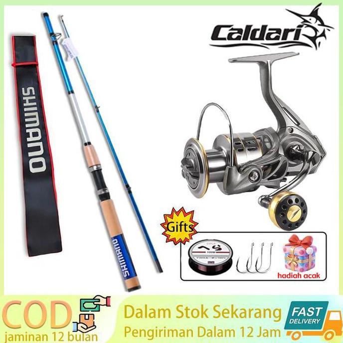 Pancing 1 Set Lengkap Metal Reel Pancing Joran Pancing 1 Set Joran 1 Set Murah Roda (TERBAIK) (TERBA