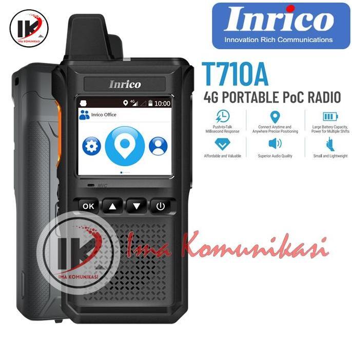 TERMURAH - HT POC INRICO T710A 4GLTE GPS WIFI PAKET SIAP PAKAI