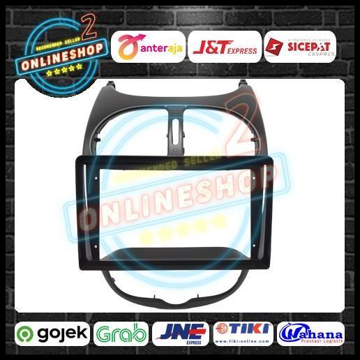 HOT DEAL FRAME ANDROID 9" INCH PEUGEOT 206 2001-2008 FRAME 9 INCH PEUGEOT 206 