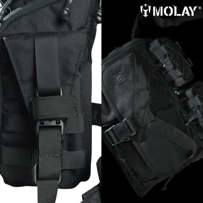 Molay FrontMessenger Bag Tas Selempang Tactical Outdoor Orinal Slingbag Pria Waistbag
