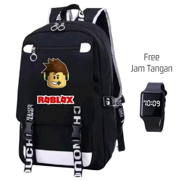 DE19 >> Tas sekolah Roblox-Tas anak Roblox-Tas ransel Roblox-Backpack Roblox anak-Tas karakter Roblo
