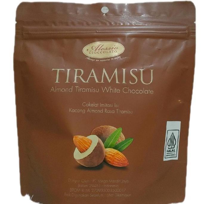 Alessio Tiramisu Chocolate Almond/Coklat Tiramisu Kacang Almond 180 gr