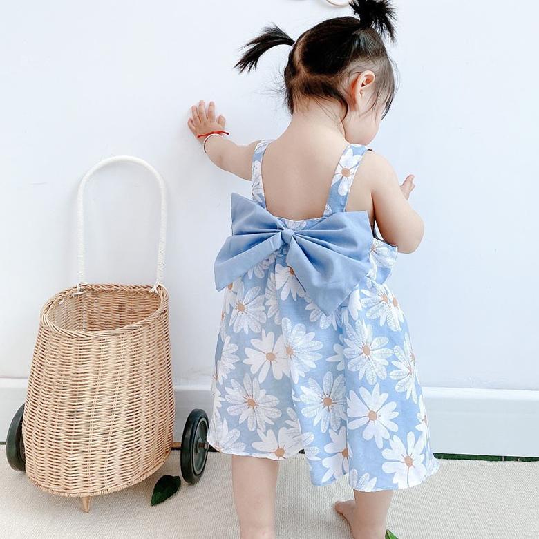 Premium Haasya Kids  0-4 Tahun Gaun Bayi + Topi Set Gaun Hitam Anak Perempuan Rok Lucu Lengan Pendek