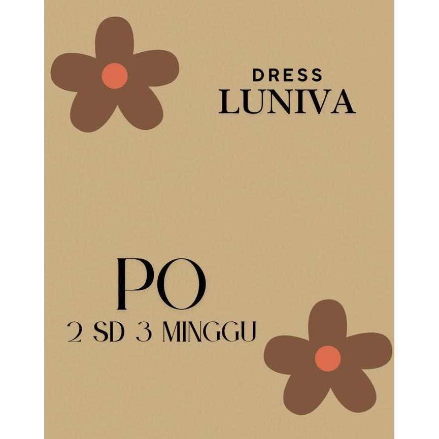 Dress ( Luniva ) - Gamis Rompi Panjang  Wanita