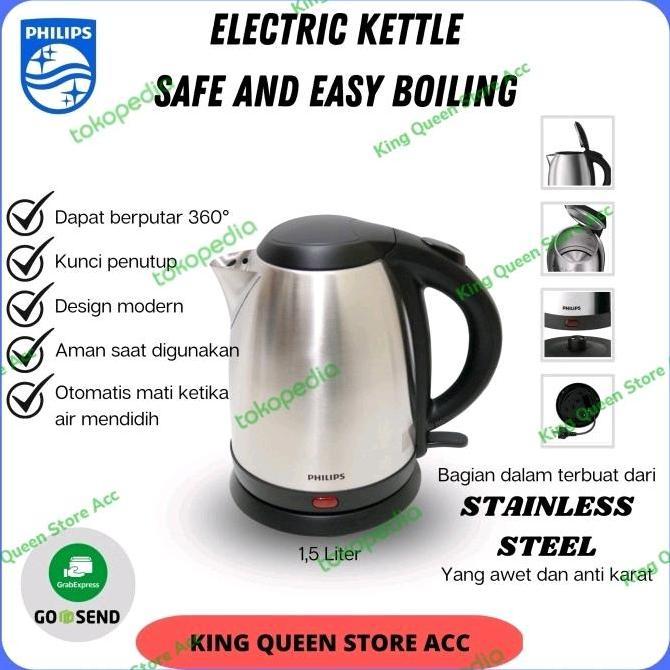 TERMURAH - Teko Listrik Pemanas Air Philips HD9306 Kettel Philips Pemanas Air