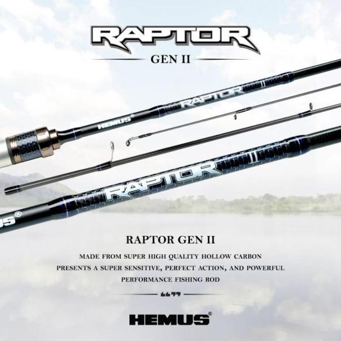 Joran UL Hemus Raptors Gen 2 - Ring dan Reel Seat Fuji (TERBAIK) (TERBARU) (TERMURAH)